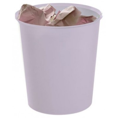 PAPELERA ECOGREEN 100% RECICLADO Y RECICLABLE MALVA PASTEL 18 LITROS 290X310 MM ARCHIVO 2000 2001 ML PS (Espera 4 dias)